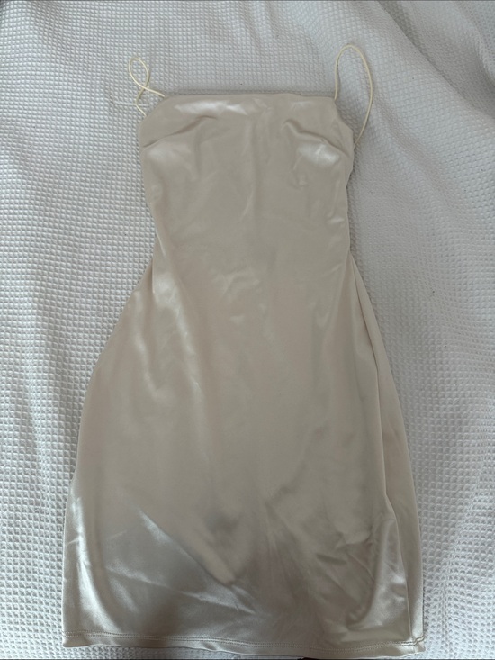 Windsor Dresses & Skirts - Windsor Satin Slip Dress in Ivory Cream